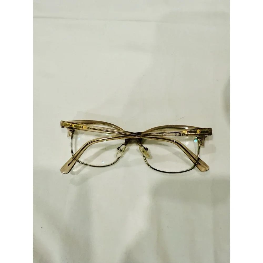 Dkny Eyeglasses Frame DY 5655-3709 Women's Light Gold Half Rim Square 53-15-140‎